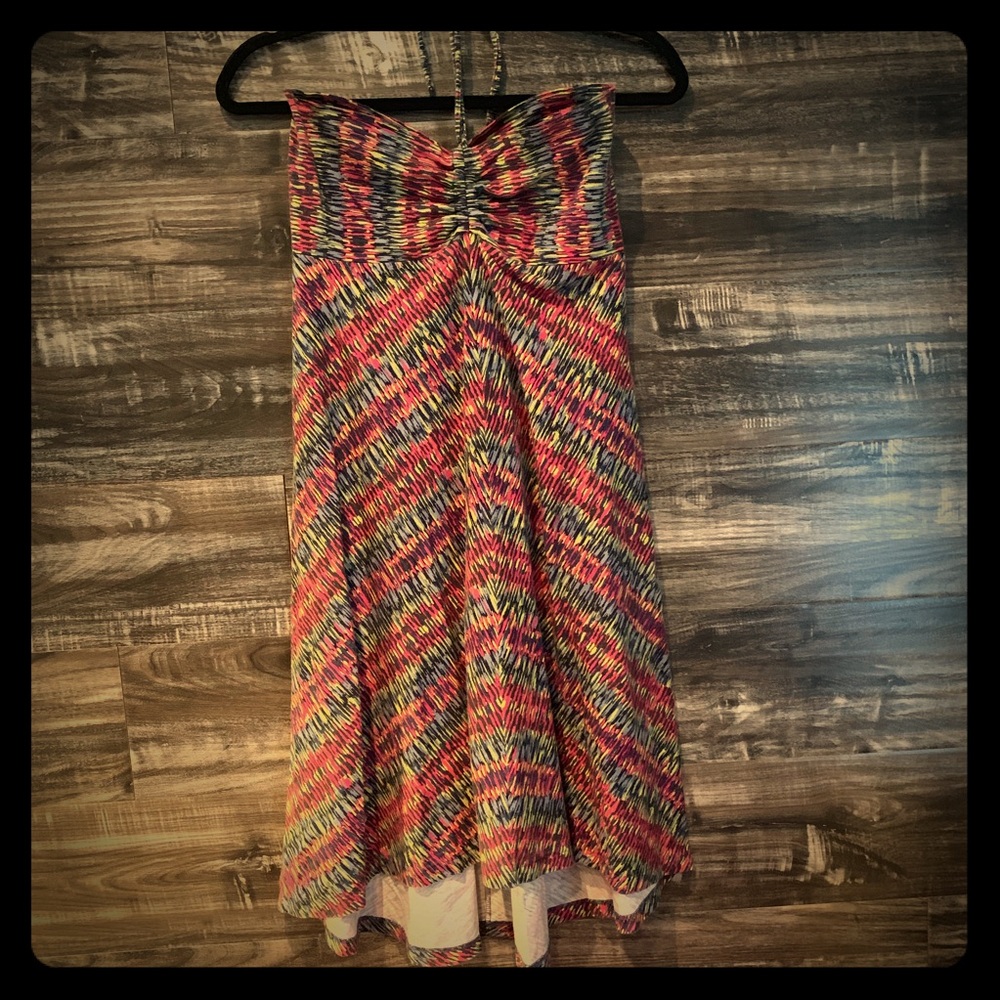 Fun High Low Patagonia Halter Dress